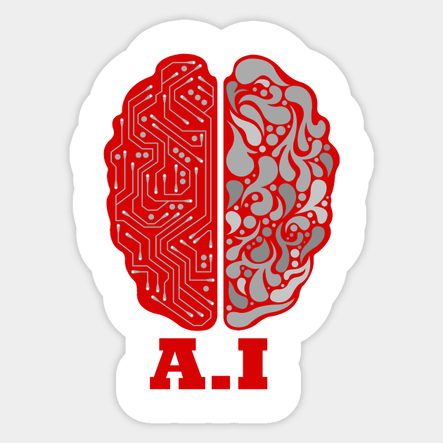 Artificial Intelligence Sticker by i2studio